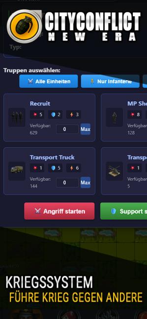 Screenshot to CityConflict